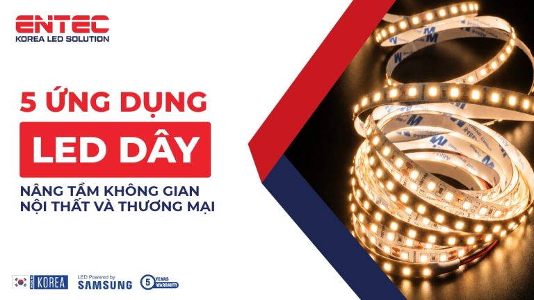 ứng dụng led dây hiện đại